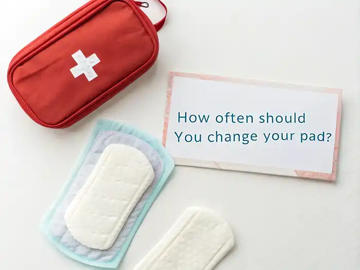 sanitary pad changes