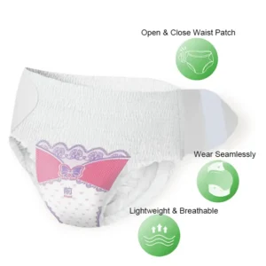 Side-Snap Menstrual Underwear